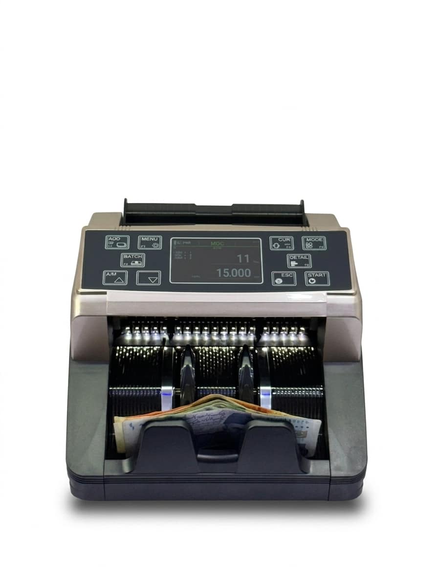 YT-800V Mix Value Cash Counting Machine Front View