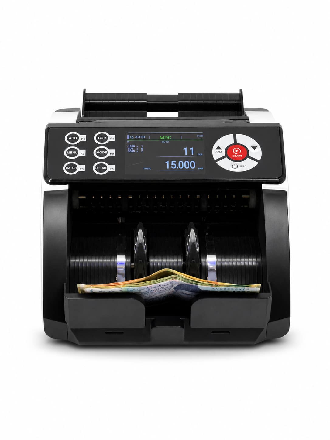 YT-3600V Mix Value Cash Counting Machine Pakistan Front View