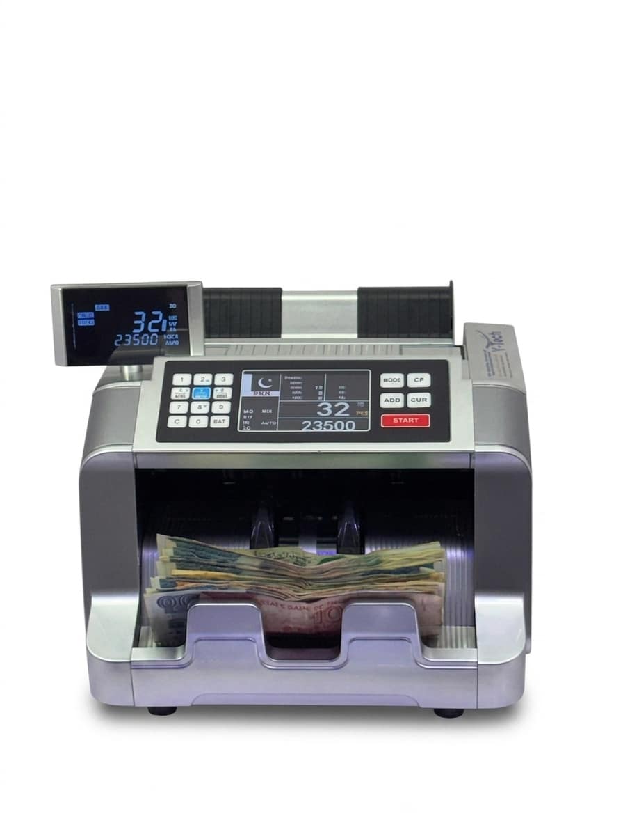 Pakistan's Best Cash Counting Machine – YT-268T Mix Value Cash Counter Front View